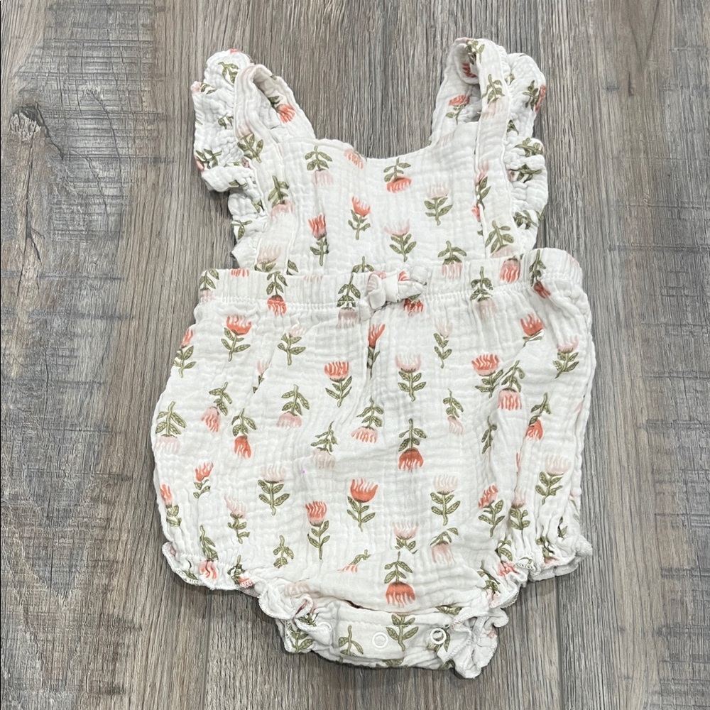 Emily & Oliver Cotton Tulip Romper